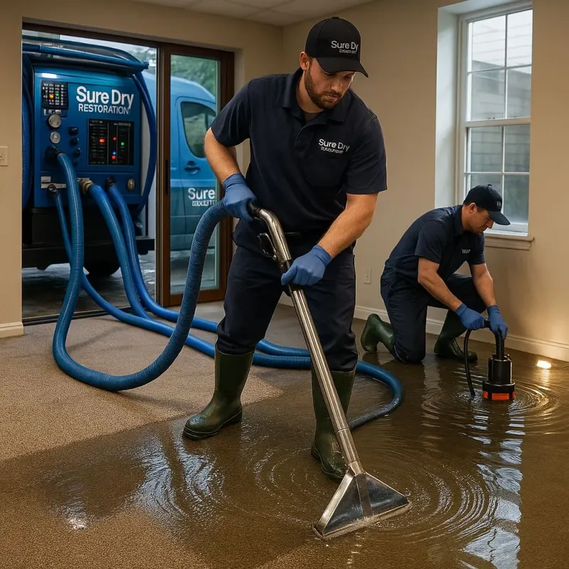 Water Extraction and Removal process in Austin County, TX